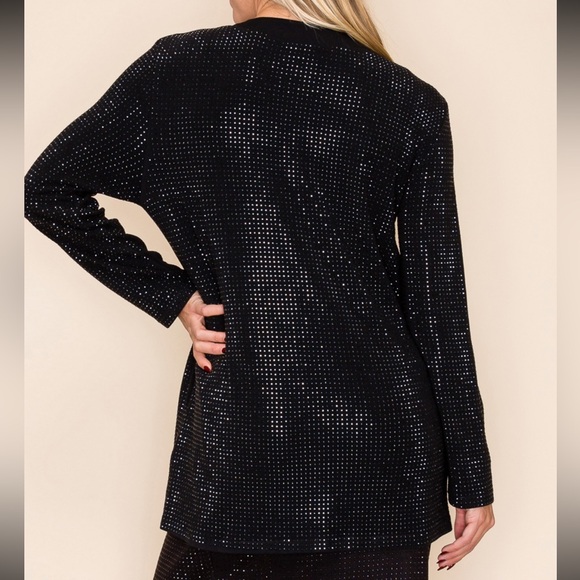 All Over Rhinestone Cardigan - Picture 2 of 3